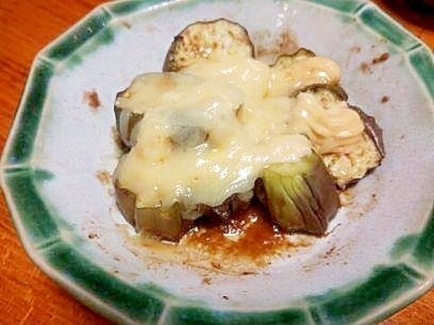 茄子の 味噌・マヨ・チーズ